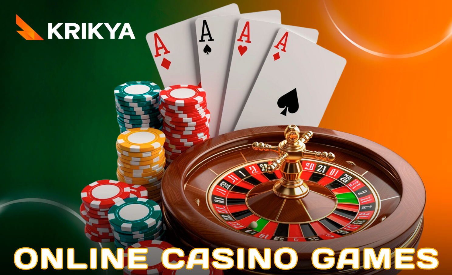 Several thousand games at Krikya casino