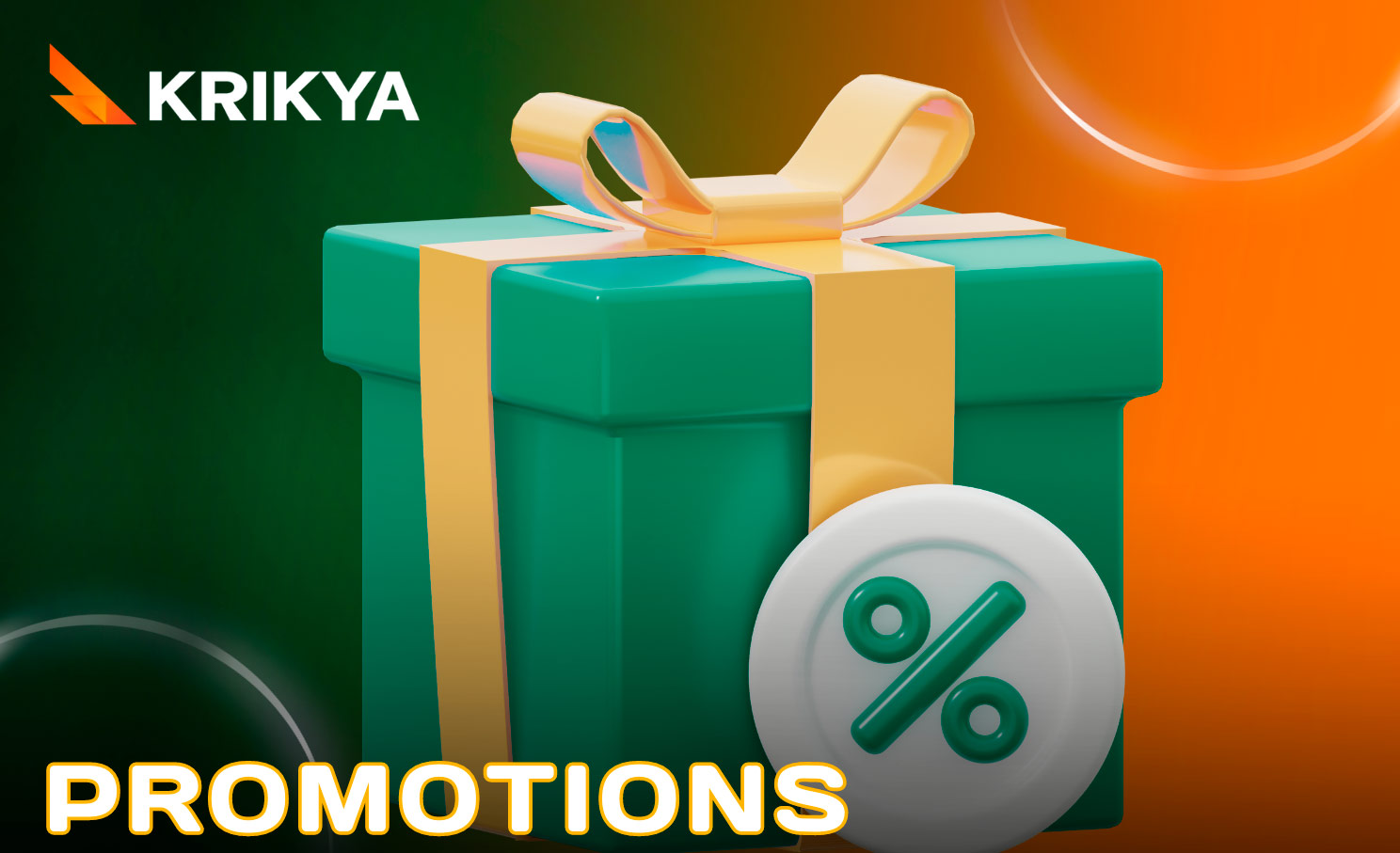 Krikya offers promotions and bonuses