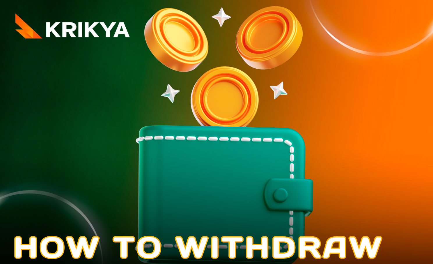 Withdraw money from the Krikya app