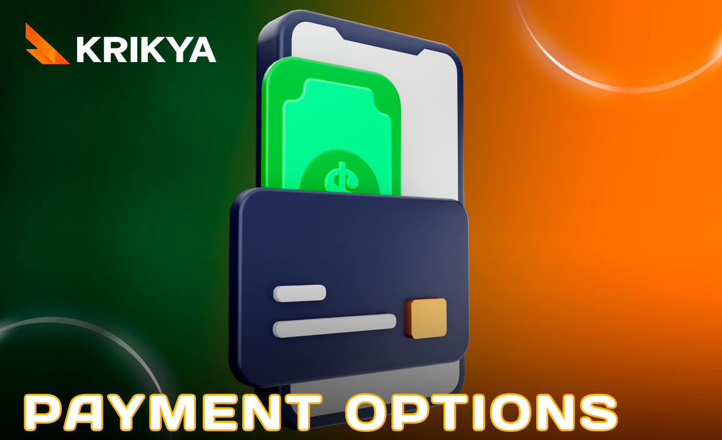 The Krikya app offers various convenient payment methods for transactions